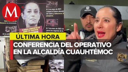 Autoridades informan sobre el operativo por propaganda contra Sheinbaum