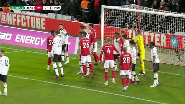 Nottingham Forest 0-3 Manchester United England Premier League Cup Match Highlights & Goals