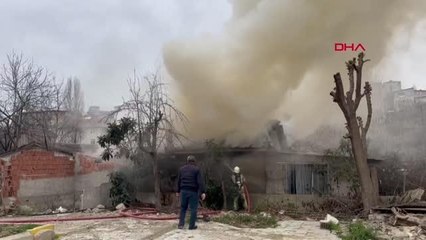 İSTANBUL-ATAŞEHİR'DE GECEKONDU YANGINI