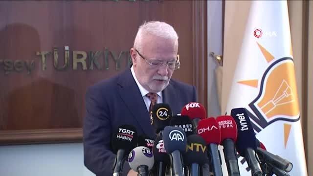 AK Parti Grup Başkanvekili Mustafa Elitaş: Pazartesi günü Akbaşoğlu paylaşacak.