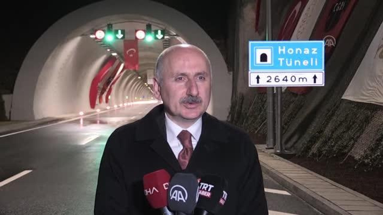 (DRON) Honaz Tüneli yarın açılıyor