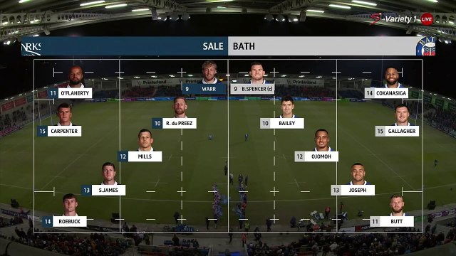 Sale Sharks Vs Bath 2023-01-27 First Half