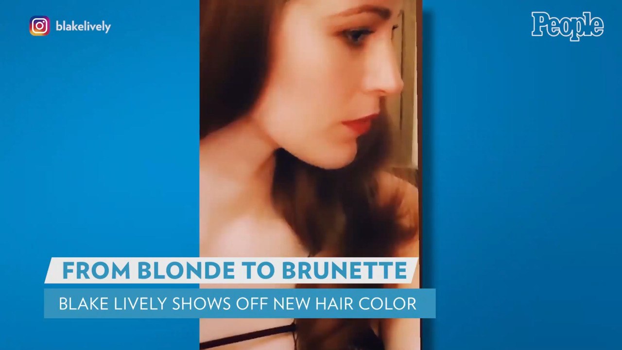 Blake Lively Posts Sultry Dark-Haired Selfie as It's Revealed She'll Star in 'It Ends with Us'