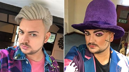 Boy George tribute act performs after getting £20k look-alike surgery