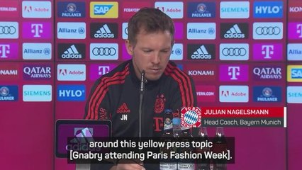 Gnabry 'had his chance' - Nagelsmann responds to Paris drama