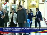 Finaliza jornada de trabajo entre Alto Comisionado de la ONU para los DD.HH. y el presidente Maduro