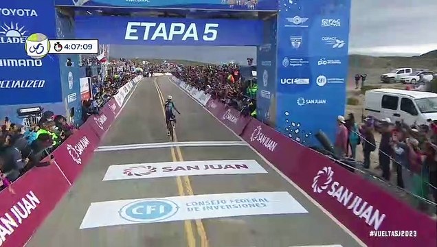Tour de San Juan 2023 - la 5e étape à Superman Miguel Angel Lopez ! Egan Bernal 4e, Remco Evenepoel a coincé