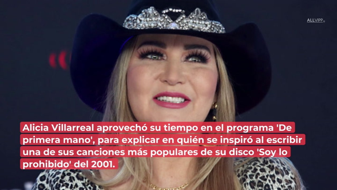 Alicia Villarreal revela para quién escribió 'Te quedó grande la yegua'