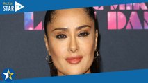 Salma Hayek fait sensation dans une robe filet tout en transparence et fait réagir les internautes