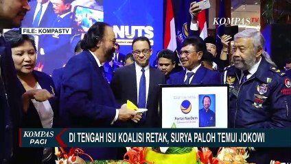 Di Tengah Isu Retakan Koalisi, Surya Paloh Temui Jokowi di Istana Kepresidenan