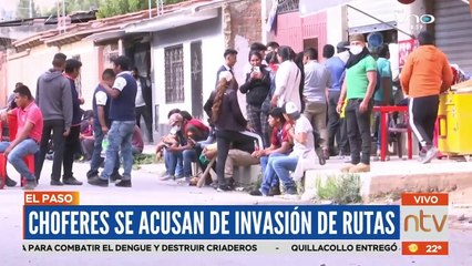 Enfrentamiento entre dos líneas de trufis