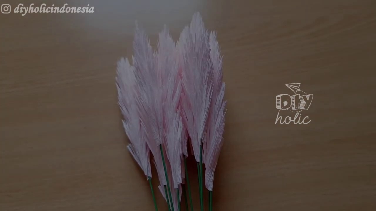 BUNNY TAIL PAPER FLOWERS CREATIVE HOME DECORATION IDEAS DIY LAGURUS