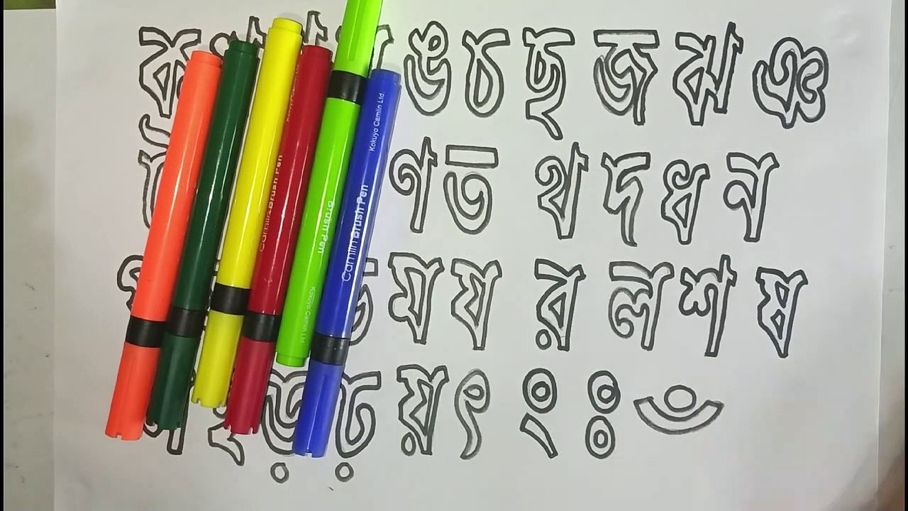 বর্ণমালা,স্বরবর্ণ শিক্ষা,বাংলা ব্যঞ্জনবর্ণ,অআইঈউঊঋএ কখগঘঙচছজঝঞ