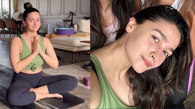 Alia Bhatt 108 times Surya Namaskar के बाद हुई Skin Glow, No Makeup Look Video Viral | Boldsky