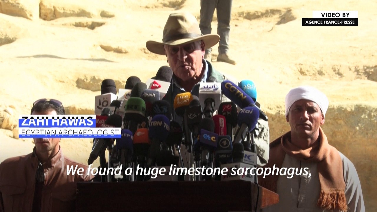 Egypt unveils ancient 'secret keeper' tomb, golden mummy