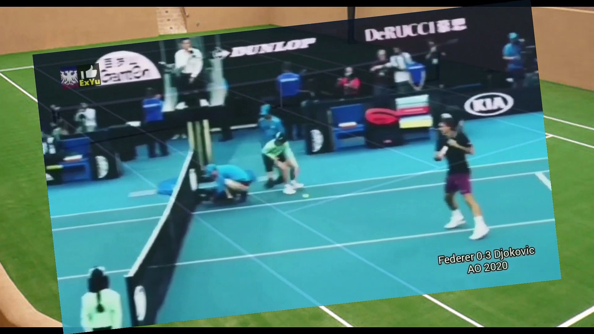 Novak Djokovic vs Roger Federer Australia Open Tennis Funny  -  video Dailymotion