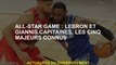 All-Star Game: LeBron et Giannis Captains, les cinq adultes connus