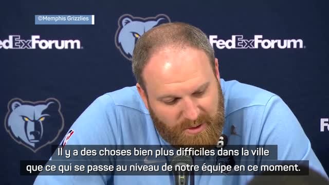 Mort de Tyre Nichols - Jenkins (Grizzlies) : Nous jouons avec le coeur lourd