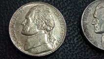 $1,136,000 FINAL AUCTION RESULT For 5 Cents Jefferson Nickel Coin 1984 D Variety! Aluminium coin