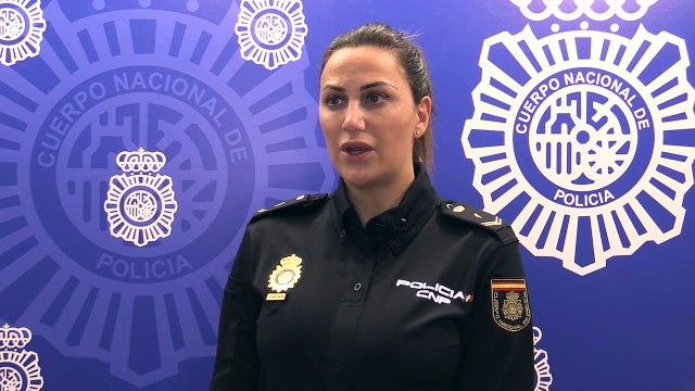 Comparecencia de la portavoz de la Policía Nacional tras interceptar el buque que portaba cocaína cerca de las Islas Canarias