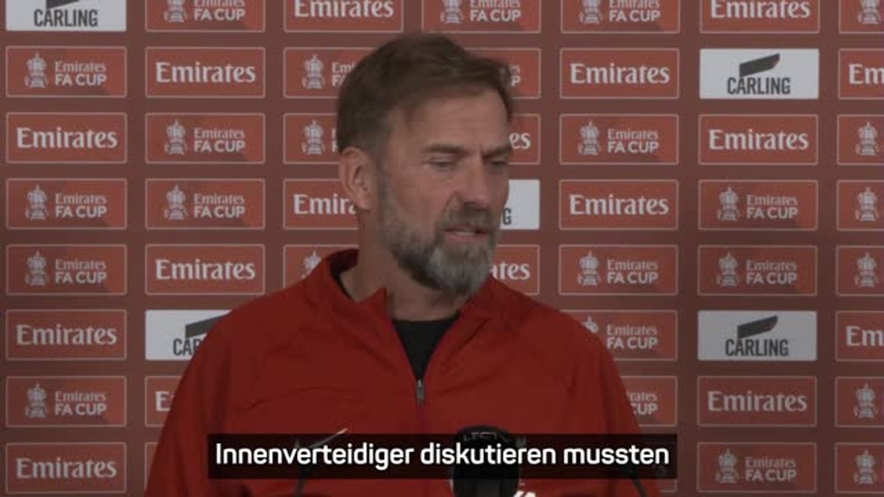Klopp verteidigt van Dijk: Müssen nicht diskutieren