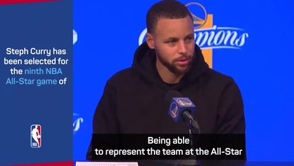 'It's an amazing honour' - Curry on his ninth NBA All-Star selection