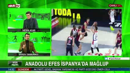 Anadolu Efes İspanya'da mağlup