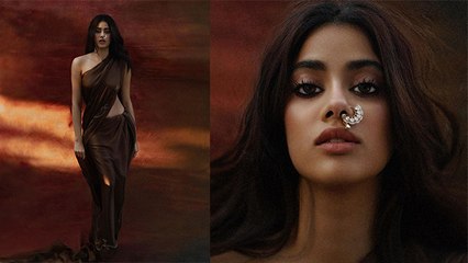 Janhvi Kapoor Brown Saree में कातिलाना अदाओं से Fans के उड़ाए होश, लगी बेहद खूबसूरत | Boldsky