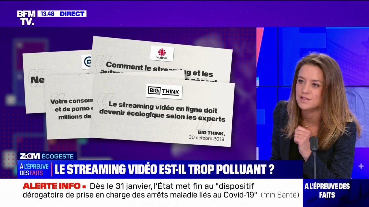 LE ZOOM ÉCOGESTE - Le streaming vidéo est-il aussi polluant qu'un vol Paris-New York?