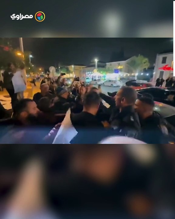 قوات الاحتلال الإسرائيلي تعتدي على متظاهرين فلسطينيين نددوا بمذبحة جنين