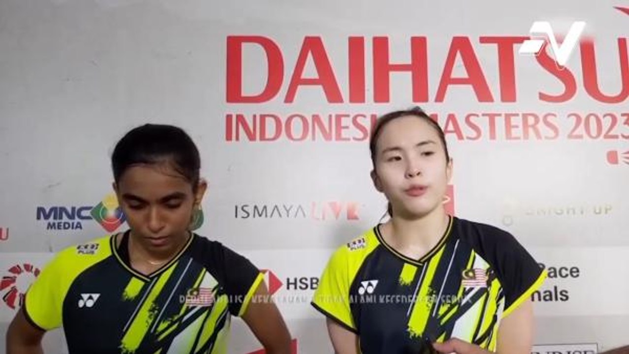 Wakil tunggal negara di Masters Indonesia Pearly/ Thinaah terpaksa akur tewas di separuh akhir