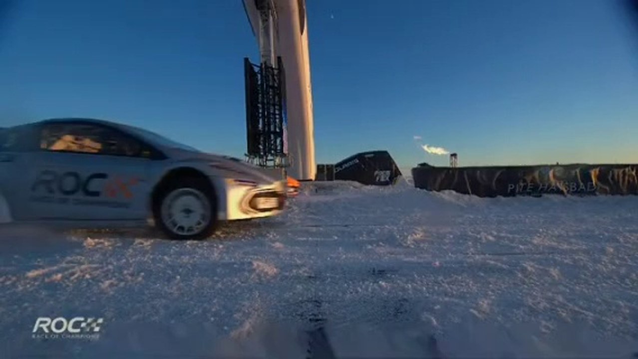 Race Of Champions 2023 Pite Havsbad Semi-Final Solberg Vs Ekstrom Epic Finish 0.001