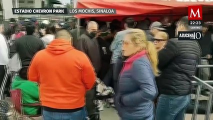 Se registra estampida en estadio de Sinaloa
