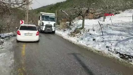 AYDIN'DA YÜKSEK KESİMLERE YILIN İLK KARI YAĞDI