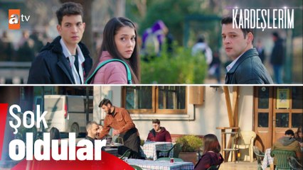 Zehra ve kendinden yaşca büyük sözlüsünü gören Tolga, Afra ve Oğulcan - Kardeşlerim 77. Bölüm