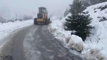 Bozdağ Kayak Merkezinde yol açma çalışması devam ediyor