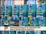 Bricomiles reciben materiales de construcción para la refacción de 12 centros educativos de Caracas