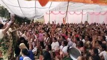 Striking Anganwadi workers clapped to wake up the government