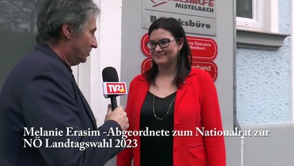 Melanie Erasim Abgeordnete zum Nationalrat zur NÖ Landtagswahl 2023
