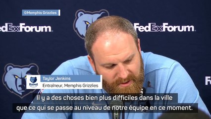 Mort de Tyre Nichols - Jenkins (Grizzlies) : "Nous jouons avec le coeur lourd"