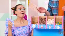 COOL DIY CARDBOARD VENDING MACHINE FOR CANDY || School Crafts & Cute Ideas for Parents by 123 GO!