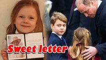 Princess Kate & Prince William send very special letter on behalf of Princess Charlotte