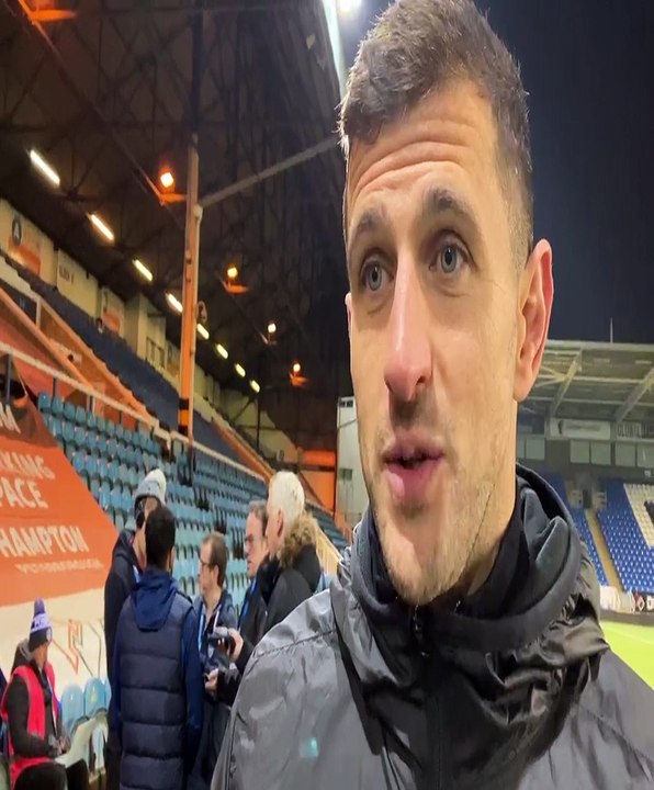 Watch: John Mousinho's post-match reaction