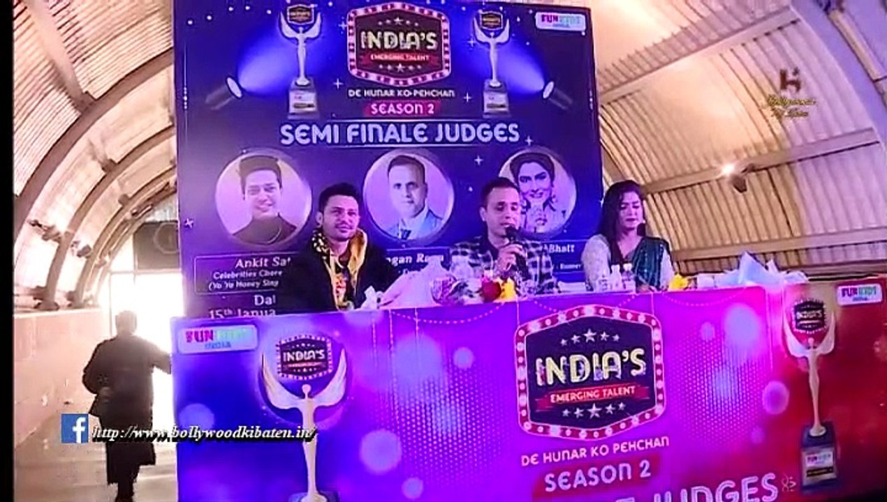Gagan Deep Rana Along With Judges  Ankit Sati Choreographer Of Honey Singh And Sanjana Bhatt Judge India’s Emerging Talent – Grand Finale In Delhi With 100 Finalists