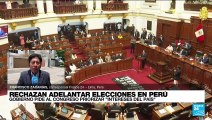 Informe desde Lima: alternativas del Gobierno peruano para adelantar los comicios