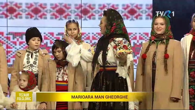 Marioara Man Gheorghe - Mandra-i gradina cu flori (Tezaur folcloric - TVR 1 - ianuarie 2022)