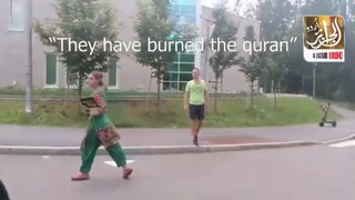 In Denmark, a man burned the Holy Quran and how this woman took revenge on him