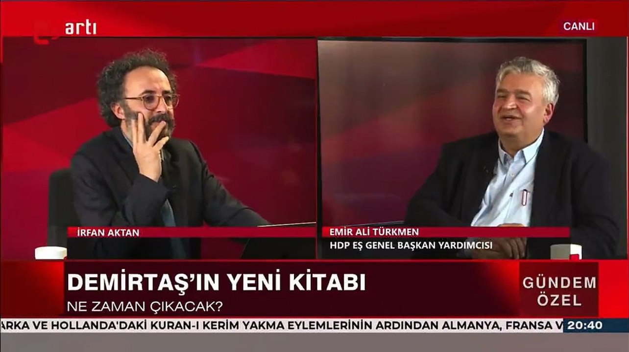 Dipnot Yayınları sahibi Emirali Türkmen duyurdu: Demirtaş'ın yeni kitabı yakında çıkacak