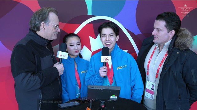 Pre Novice Dance Champions Interview - Skate Canada Challenge 2023 - Regina