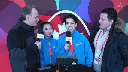 Pre Novice Dance Champions Interview - Skate Canada Challenge 2023 - Regina